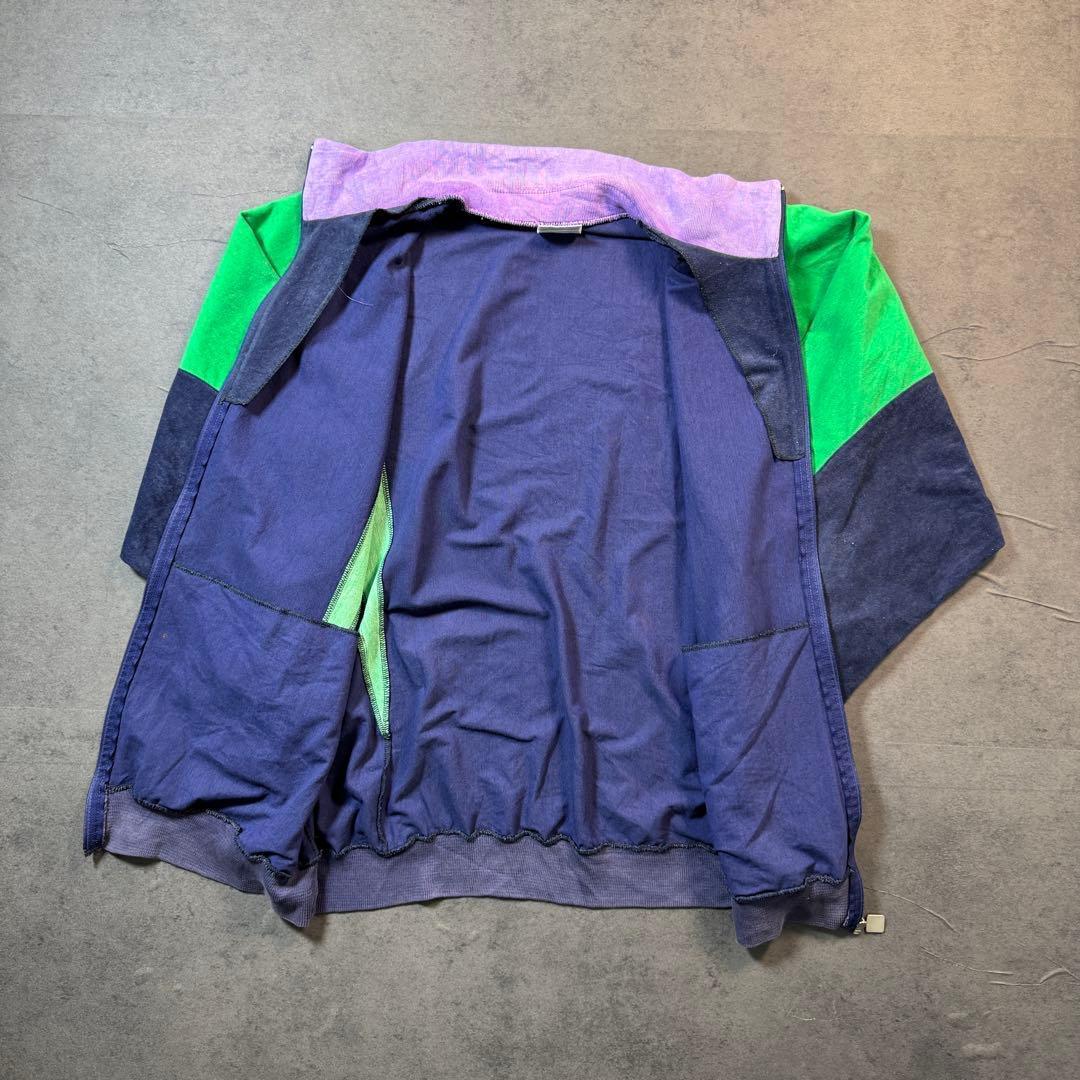 80s adidas Ventex製 ベロア トラックジャケット ジャージ 古着