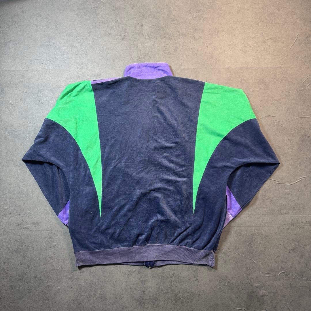 80s adidas Ventex製 ベロア トラックジャケット ジャージ 古着
