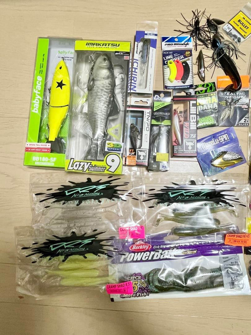 バス釣り引退セット　ジャッカル デプス drt イマカツ　など