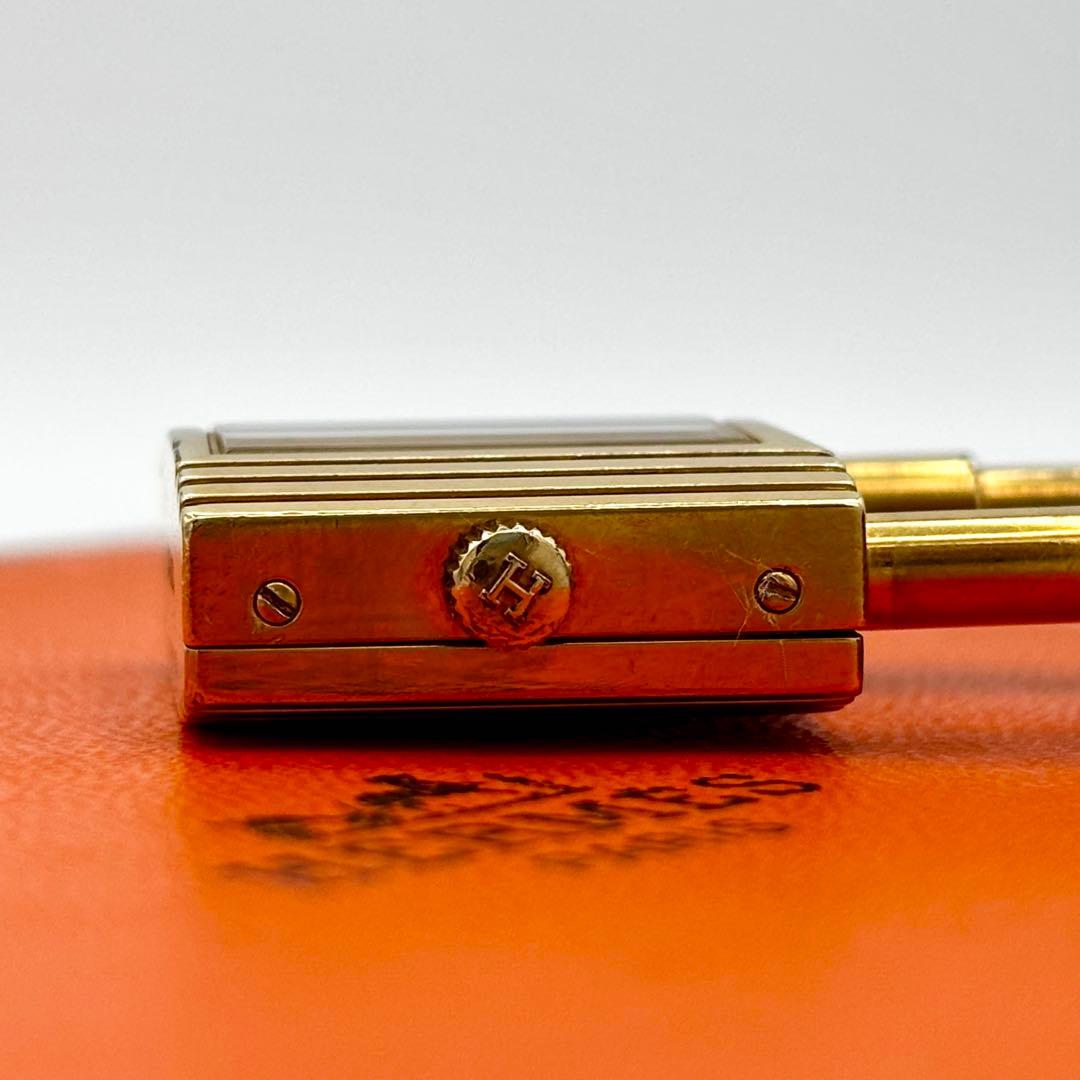 HERMES ケリーウォッチ ブラックレザー 黒文字盤 ゴールド 金 エルメス