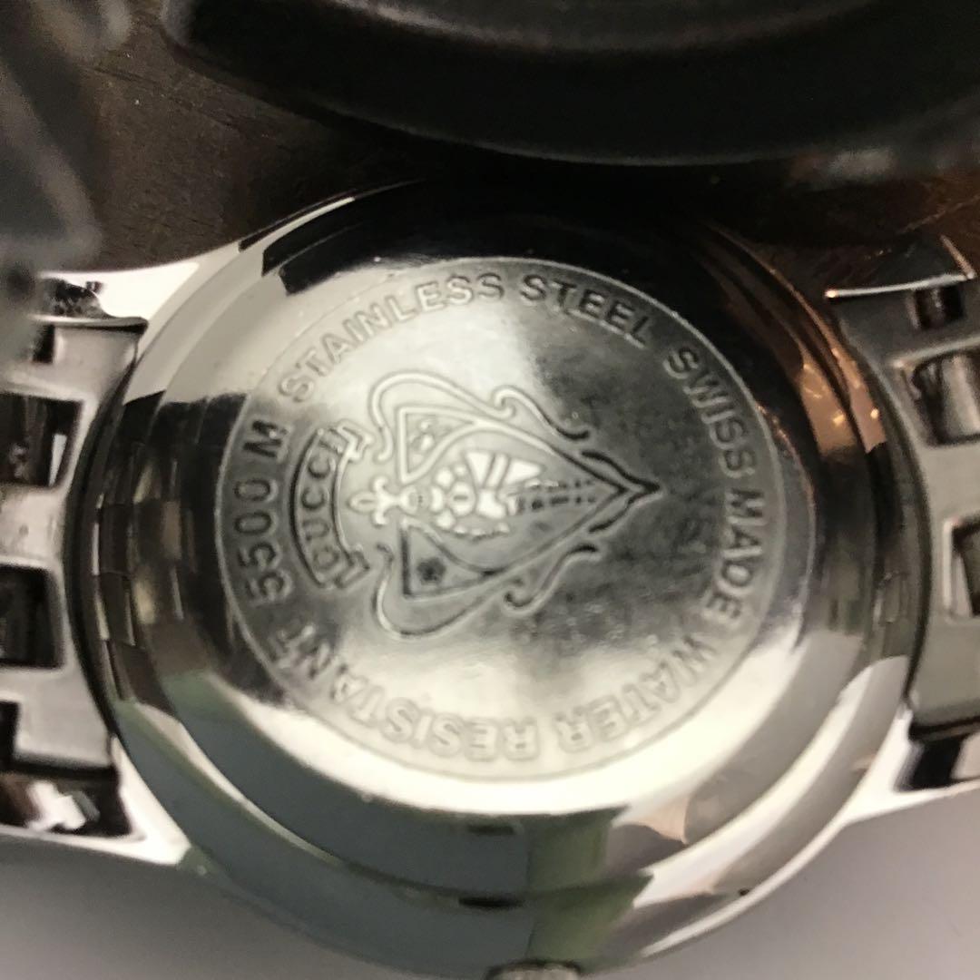 ‼️GUCCI グッチ‼️ステンレススチール ブラックダイヤル クォーツ時計