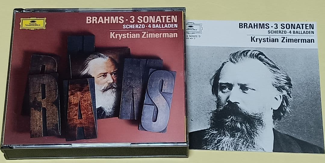 クラシック BRAHMS - 3 SONATEN Krystian Zimerman