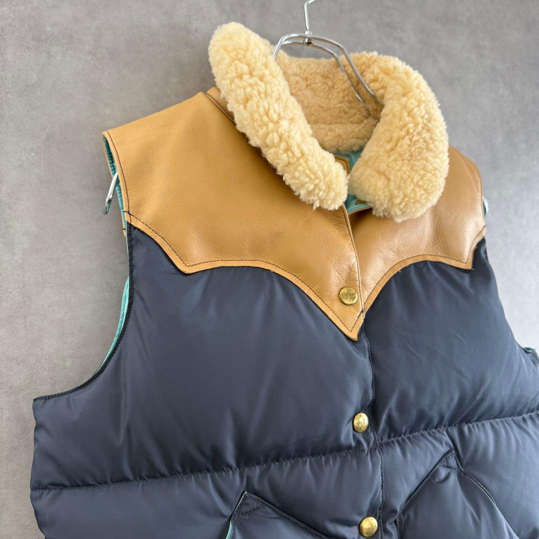 美品 ロッキーマウンテン× バナーバレット ダウンベスト M