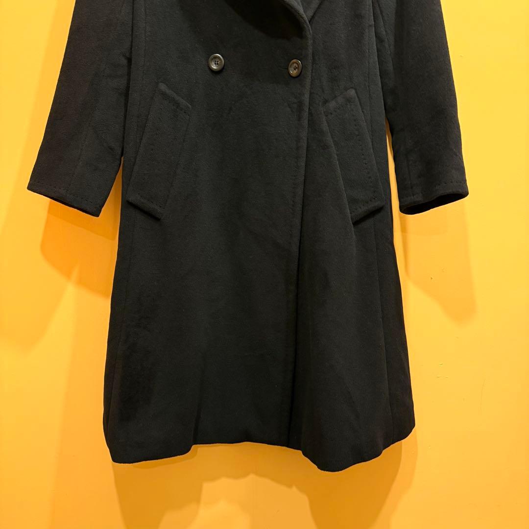 アンゴラ ウール Max Mara チェスターコート ダブル 36