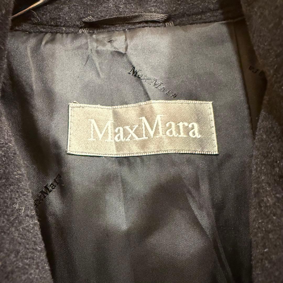 アンゴラ ウール Max Mara チェスターコート ダブル 36