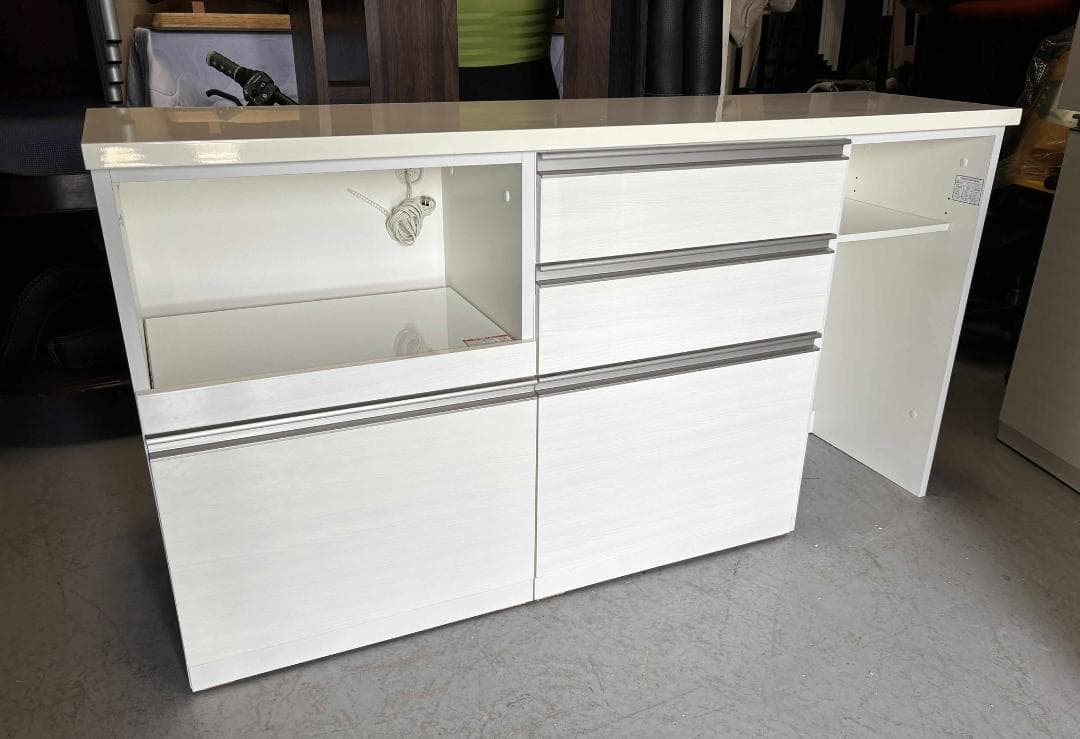 ほたきき NITORI キッチンカウンター(リガーレ160CT WH)