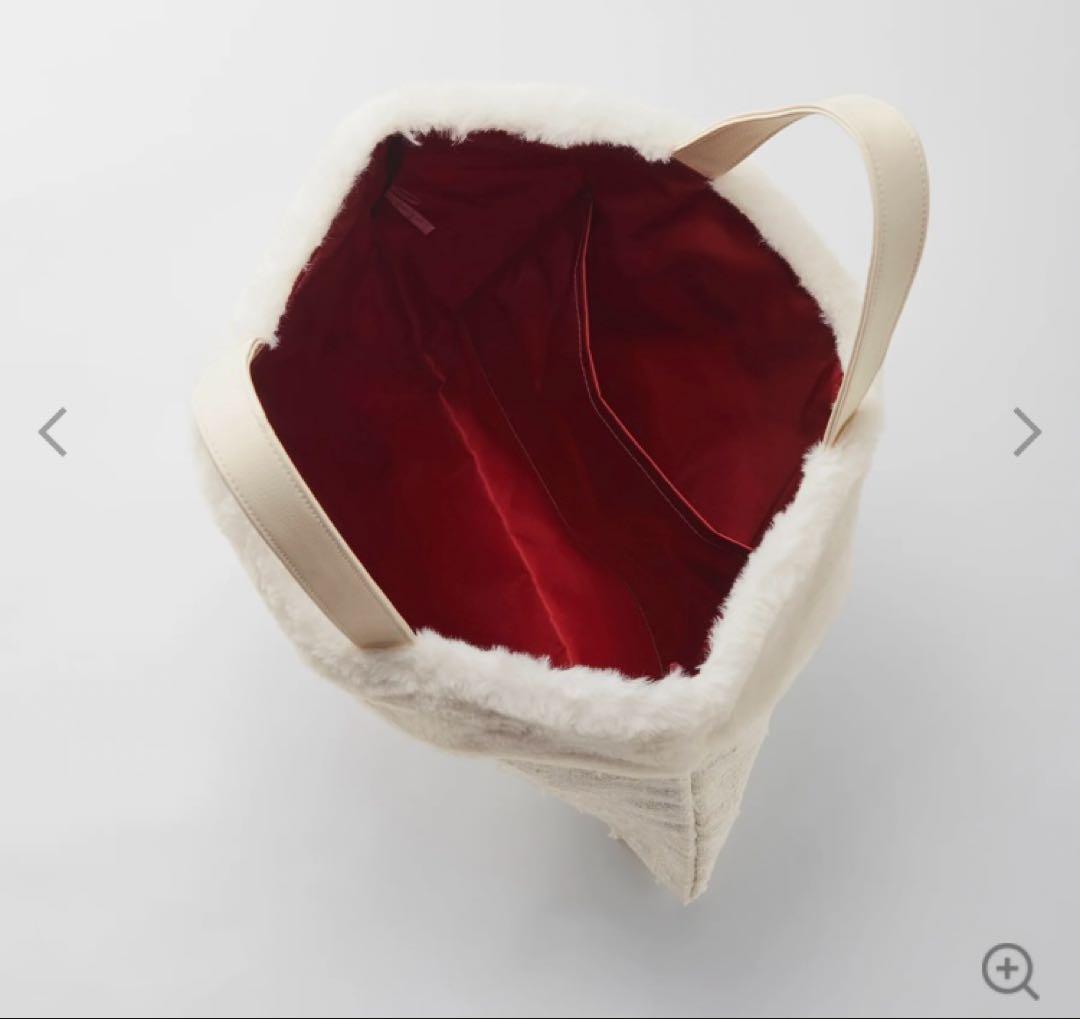 ファミリア　familiar クリスマスコレクション　アイボリー　レッスンバッグ