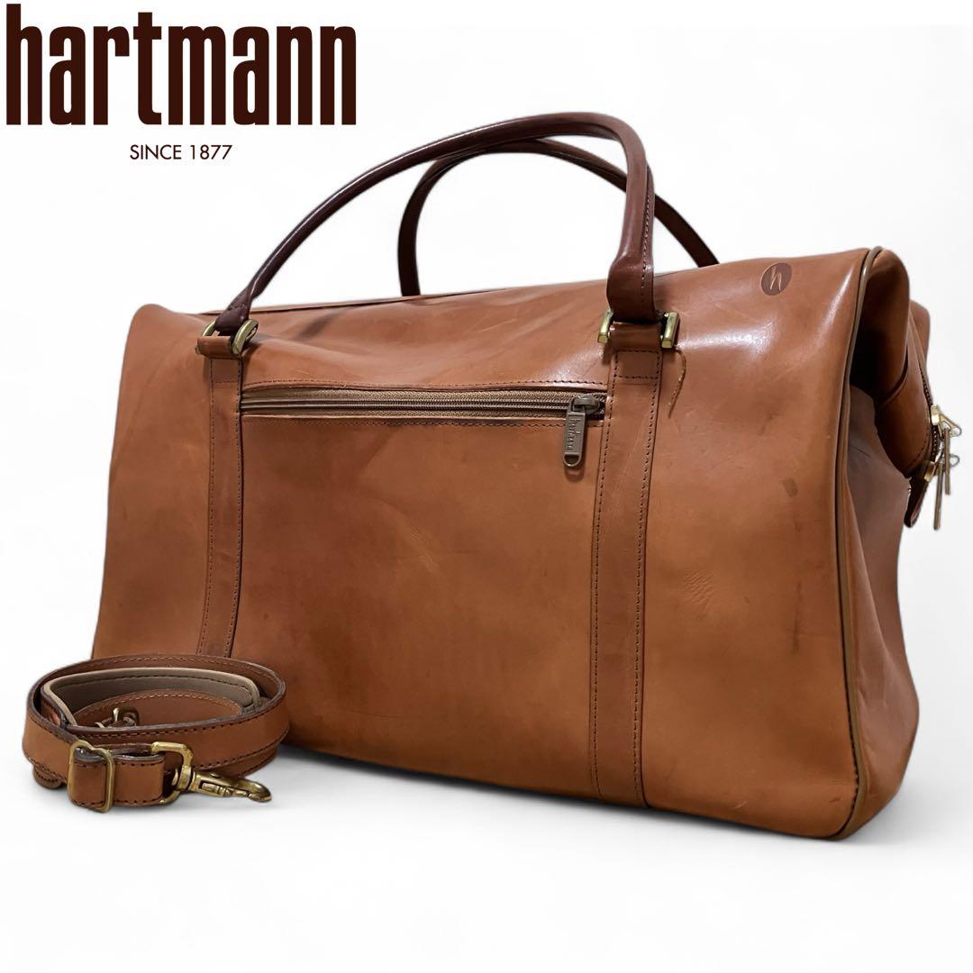 ハートマン HARTMANN 本革 ヌメ革 ボストンバッグ オールレザー