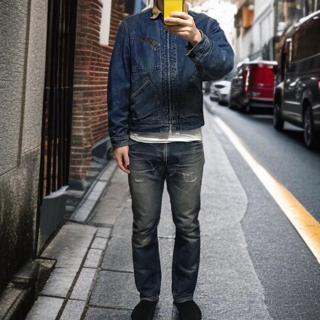 vintage 70s Lee 191-LB 裏地キルティング インディゴデニム