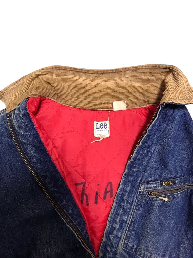 vintage 70s Lee 191-LB 裏地キルティング インディゴデニム