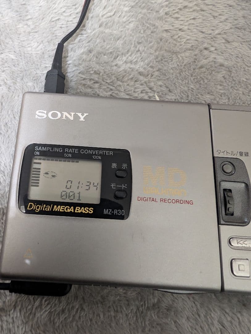 SONY MZ-R30 ポータブルMDプレーヤー