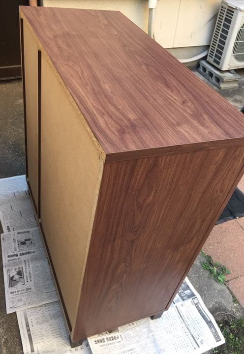 送料込 玄関収納 靴箱 お洒落木目調