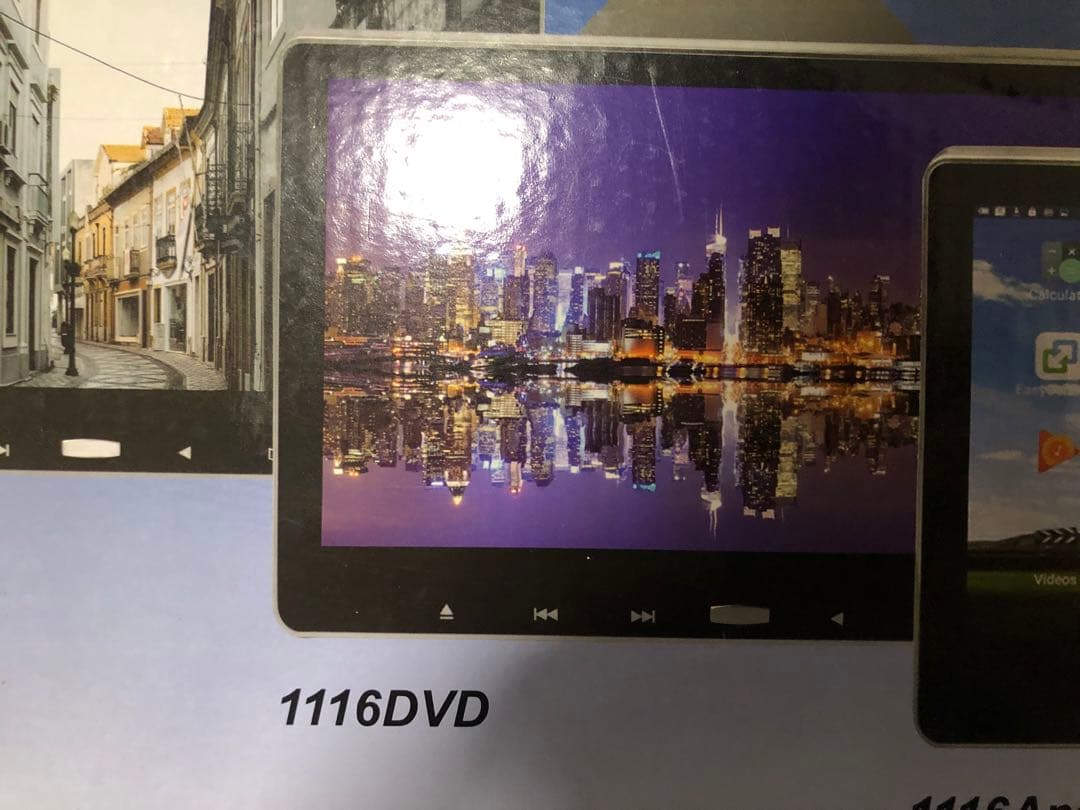 11.6インチ　TFTヘッドレストモニター 1116DVD HDMI