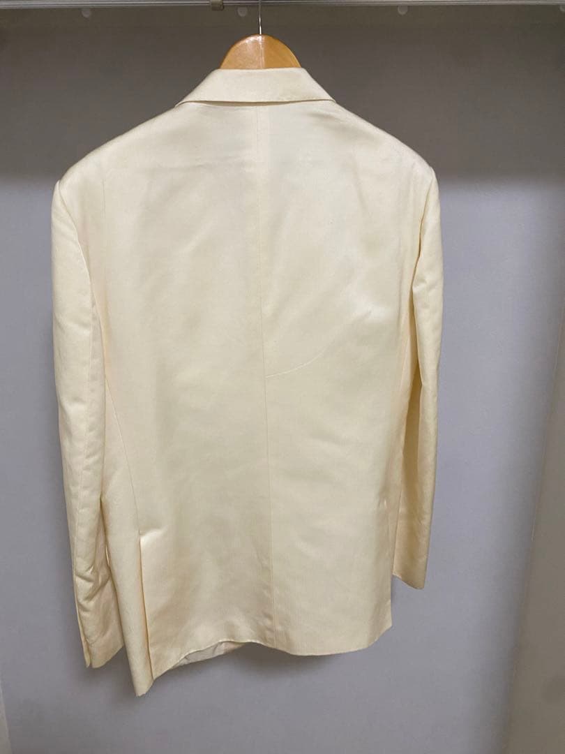 カルーゾ CARUSO 52サイズ ホワイト 3ピース セットアップ スーツ