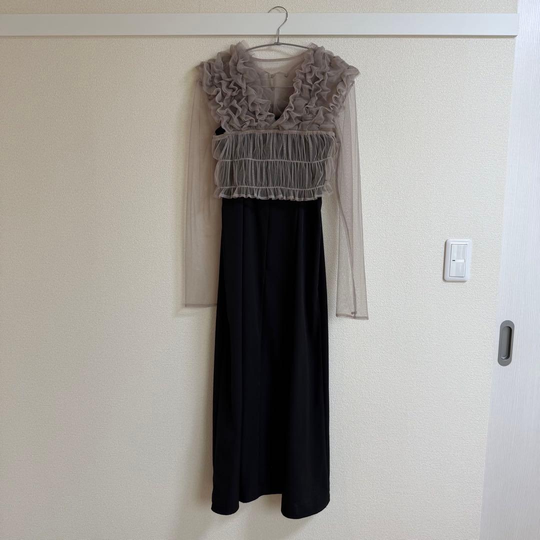 niana フリルドレス 結婚式　パーティードレス オケージョンドレス