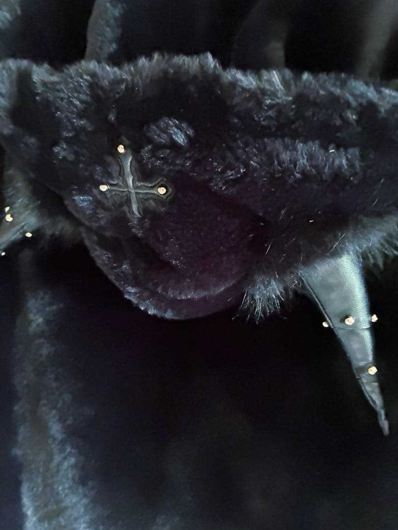 【ほぼ新品】Dimmoire BABY DEVIL ファーパーカー【Black】