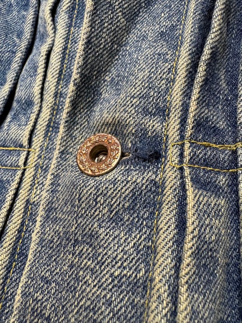 INTERIM DENIM JACKET USED加工