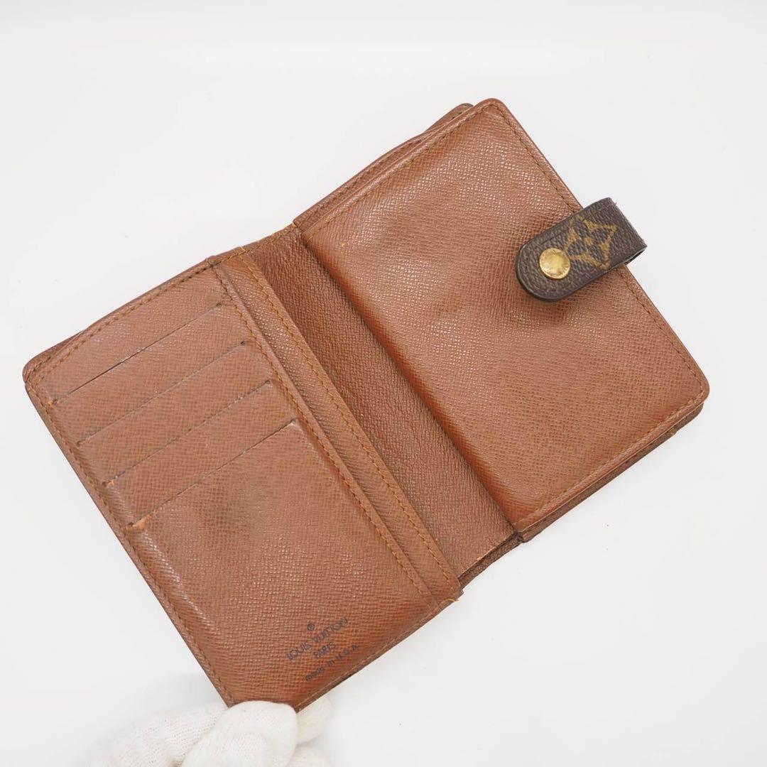 ルイヴィトン ヴィエノワ 二つ折り財布 がま口 モノグラム コンパクト