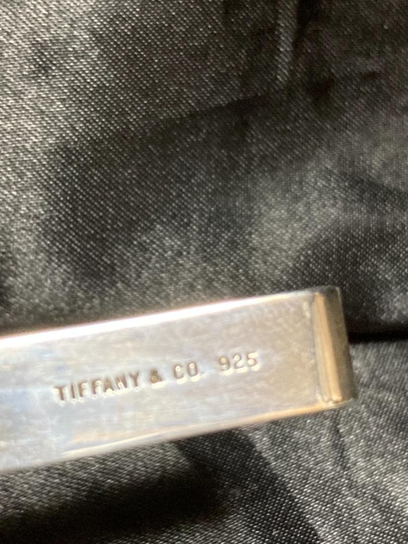 ティファニー エンジンターン ネクタイピン シルバー 925