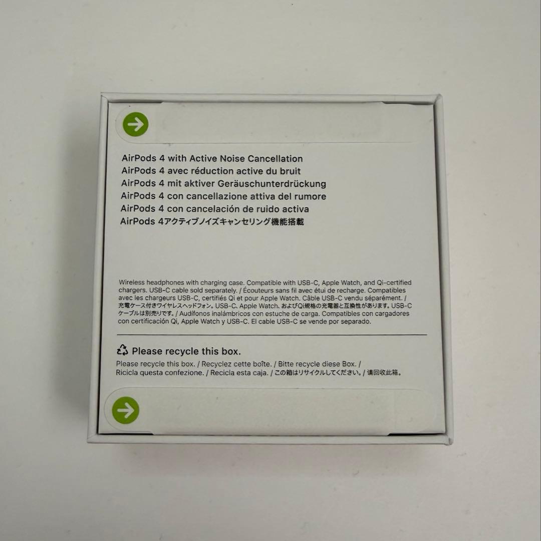 【新品・未開封】国内正規品 Apple AirPods 4 ANC搭載