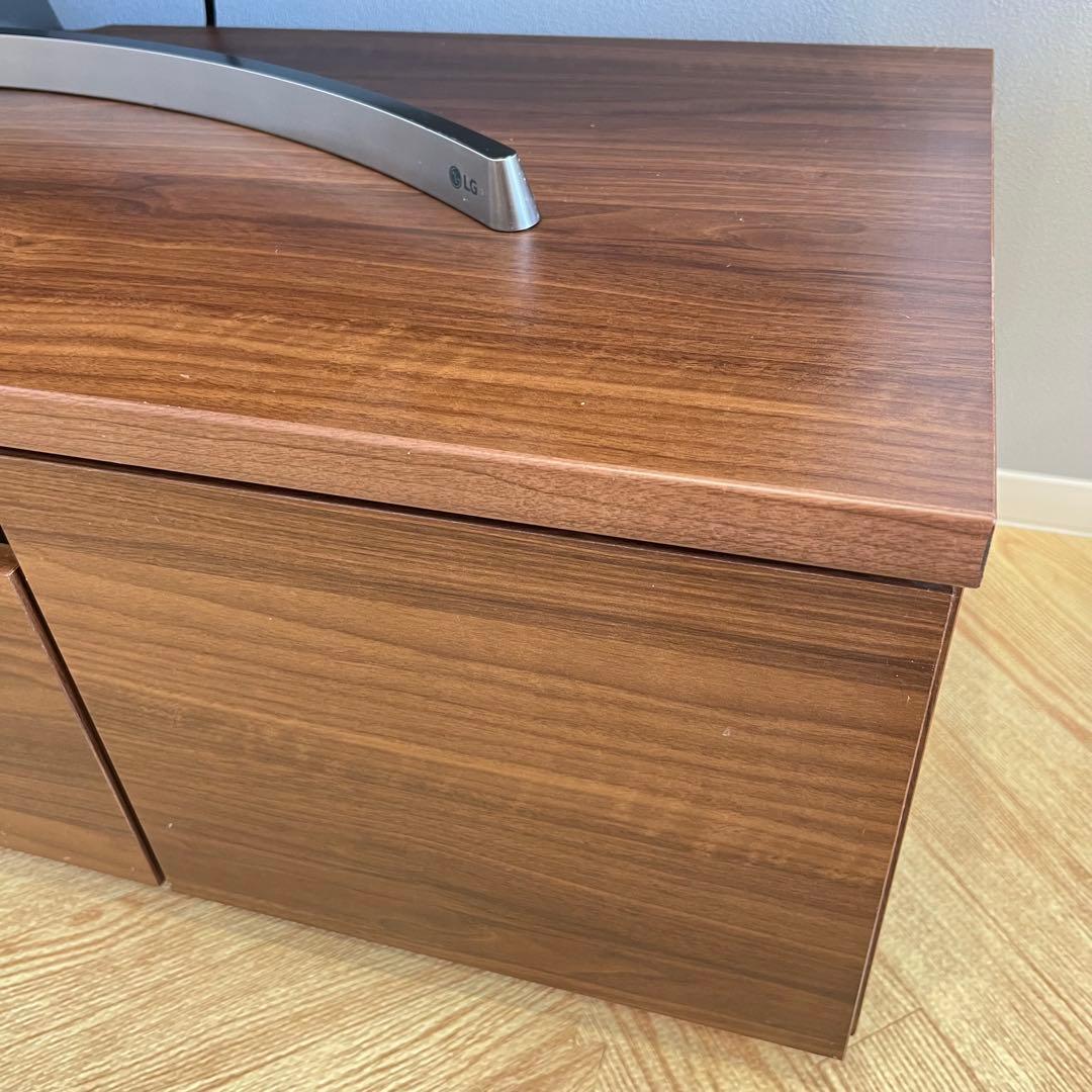 日本製 テレビ台 LOWYA 幅120 ウォルナット