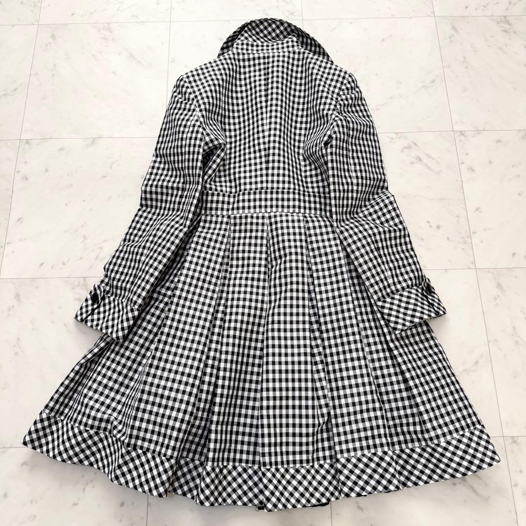 【美品】M'S GRACY エムズクレイシー トレンチ ギンガムチェック フレア