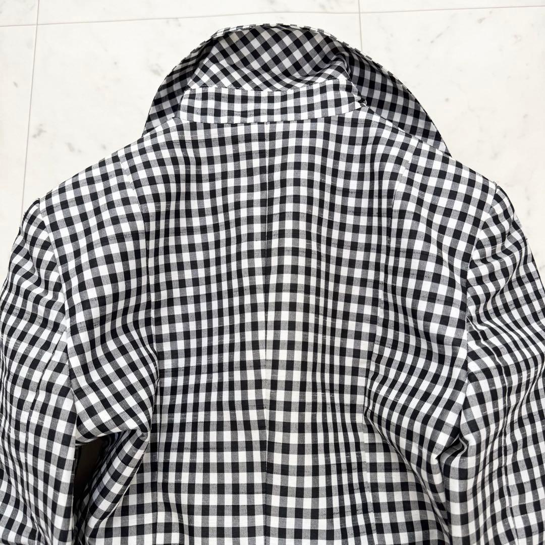 【美品】M'S GRACY エムズクレイシー トレンチ ギンガムチェック フレア