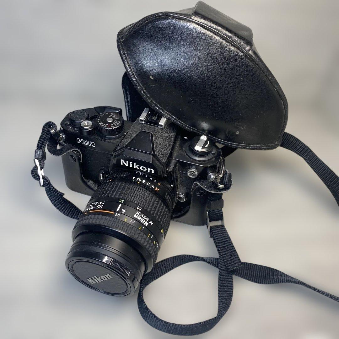 Nikon FM2 一眼レフカメラ 35-80mmレンズ付き