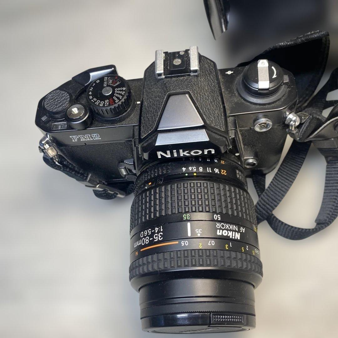 Nikon FM2 一眼レフカメラ 35-80mmレンズ付き