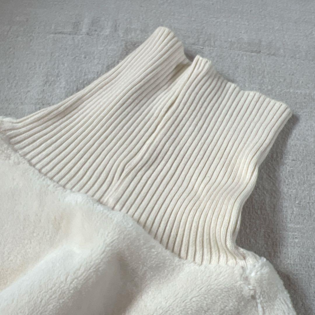 プリスティンꕥオーガニックコットン ファーケープ ボレロ