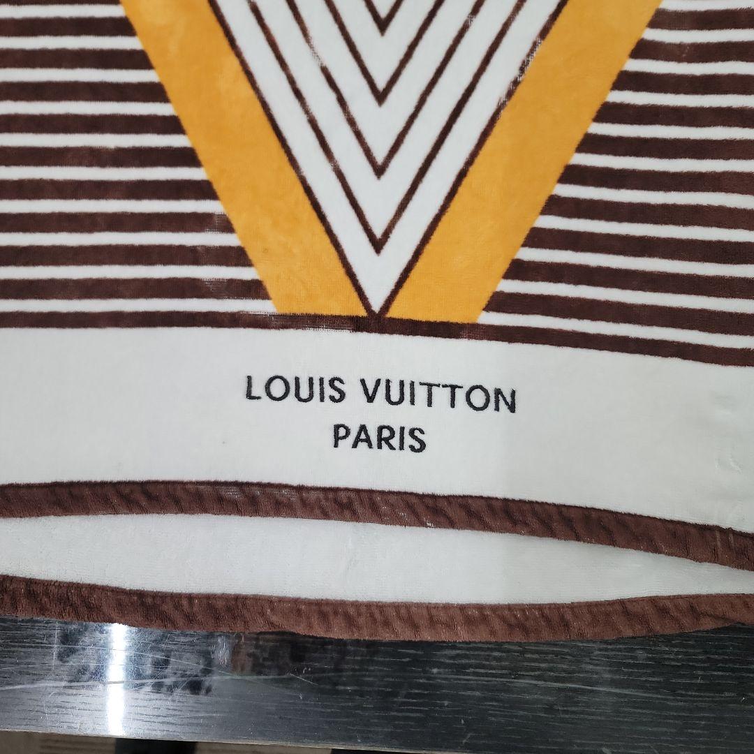 LOUIS VUITTON ストライプブランケット