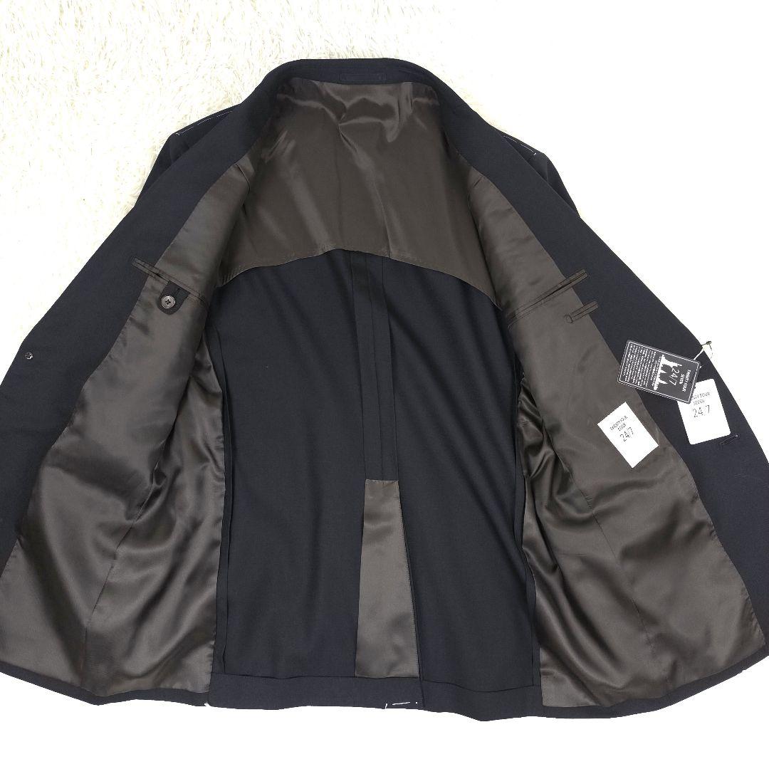 ✨タグ付き未使用✨ 24/7 スーツ セットアップ ベスト 4点 AB7 黒灰