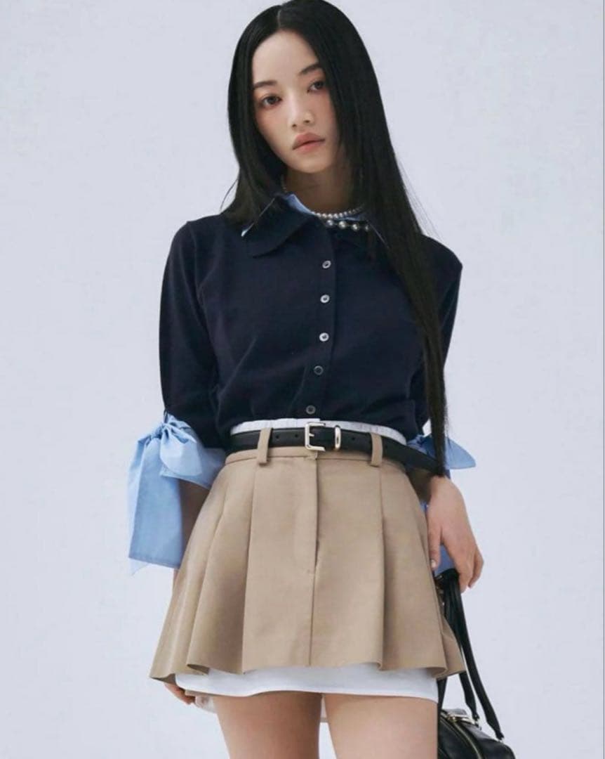 eimy istoire レイヤードプリーツミニスカート Sサイズ