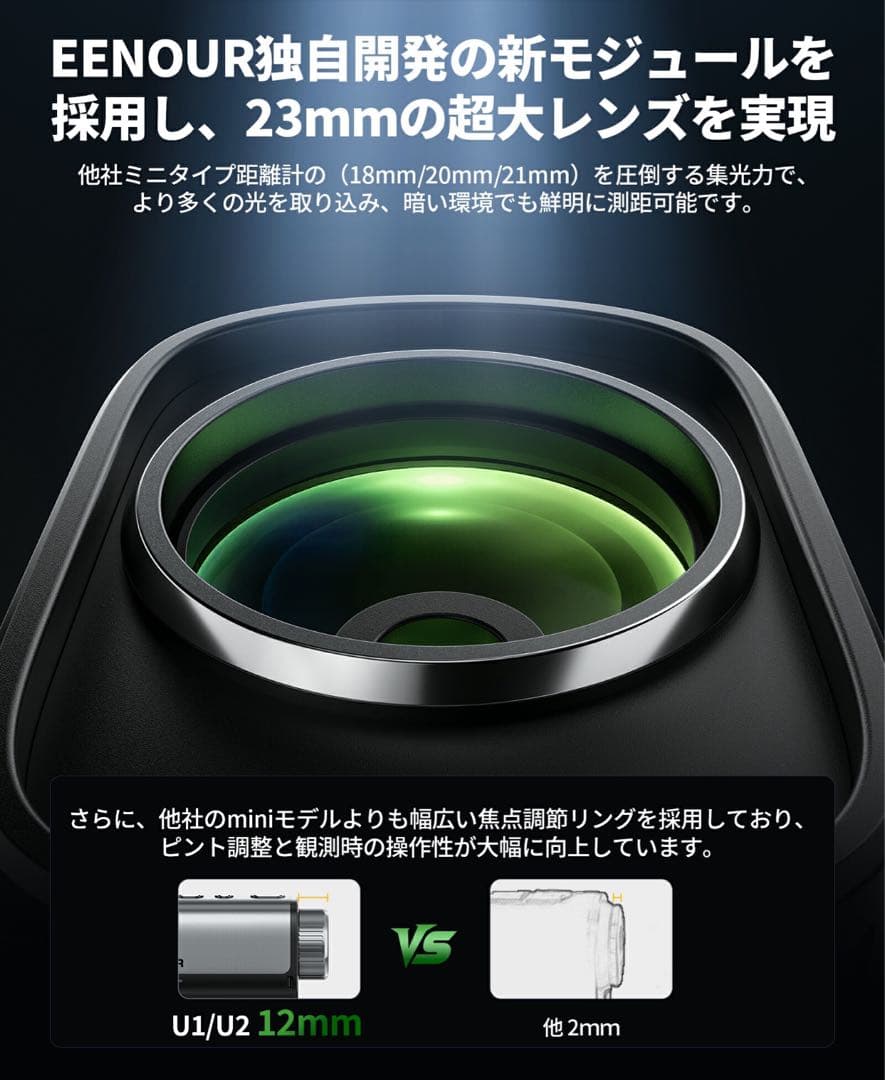 ワ*ー様 新品U2 かゴルフ用距離計 大人気　ブラック