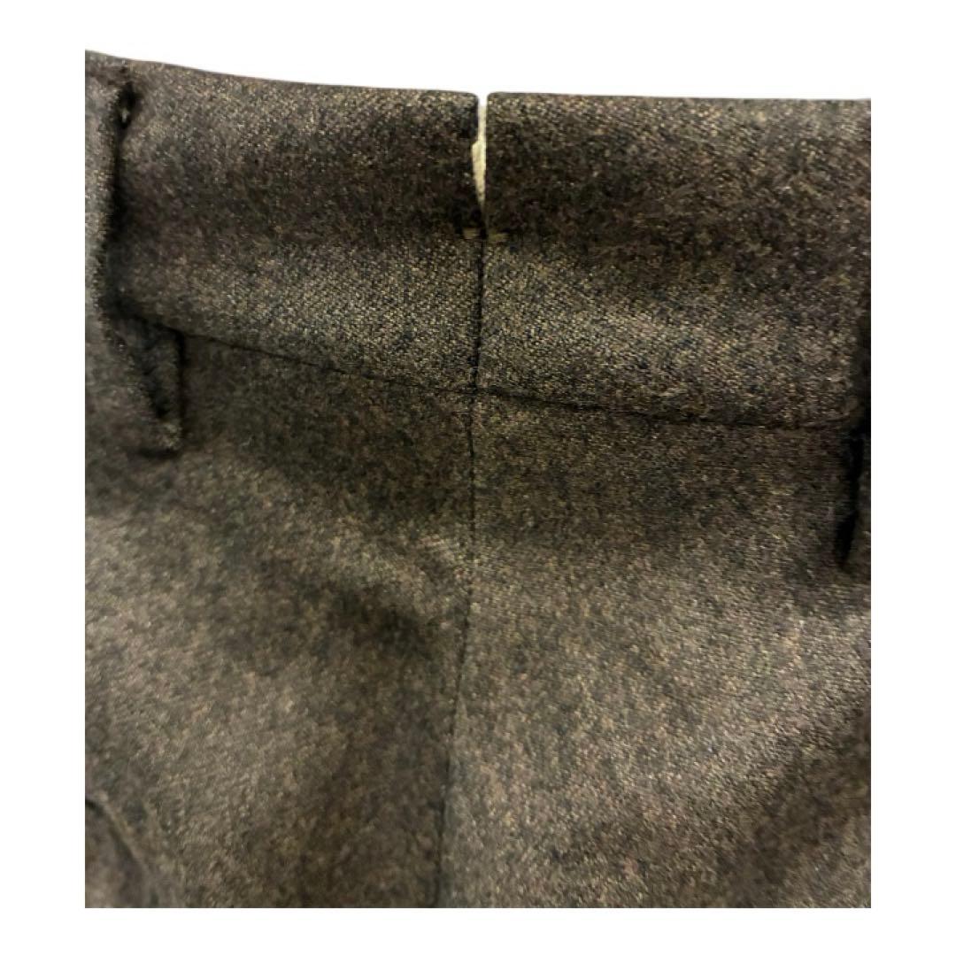 BERWICHベルウィッチ SAKE ワンプリーツ フランネル スラックス 44