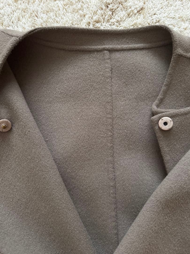 スローブイエナ　ハミルトン　ダブルフェイスウールショート　コクーンコート