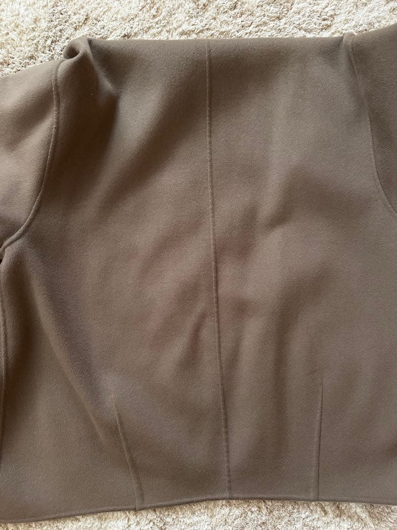 スローブイエナ　ハミルトン　ダブルフェイスウールショート　コクーンコート