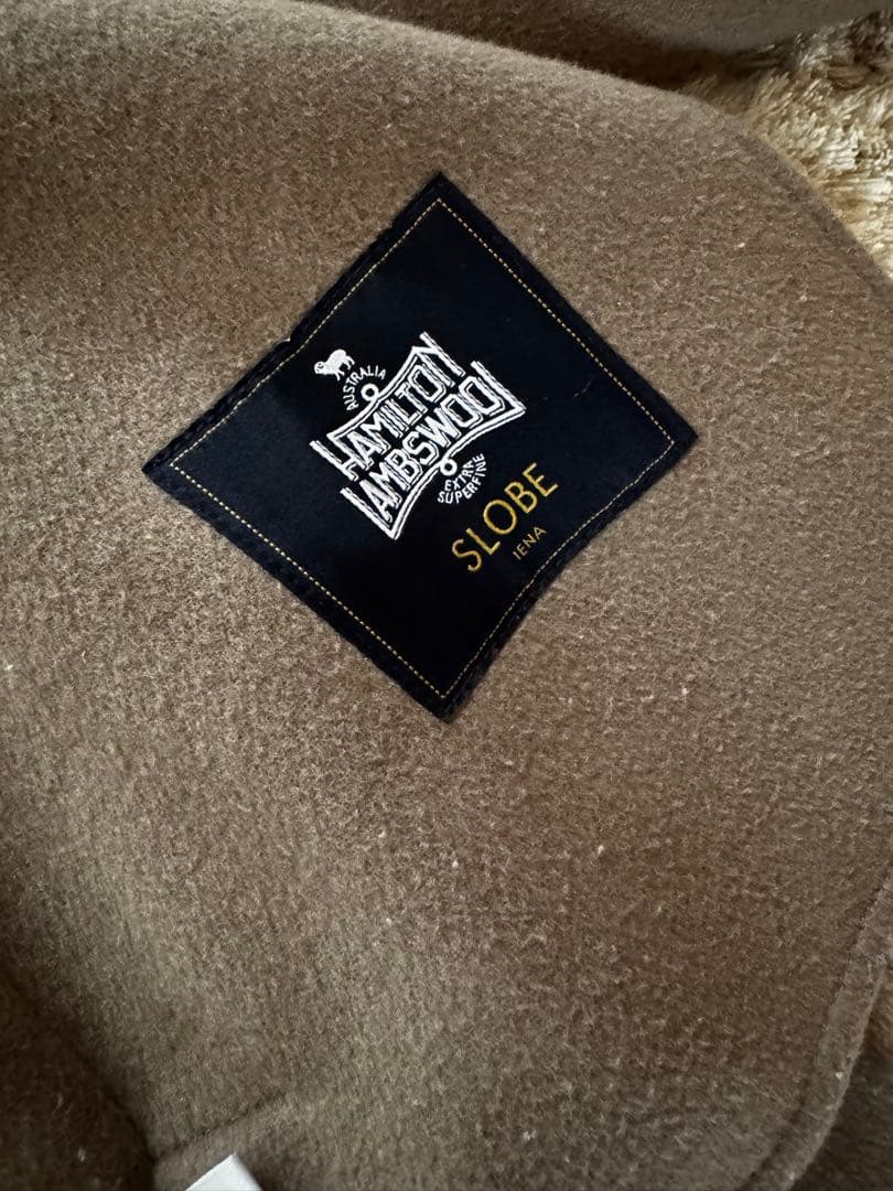 スローブイエナ　ハミルトン　ダブルフェイスウールショート　コクーンコート