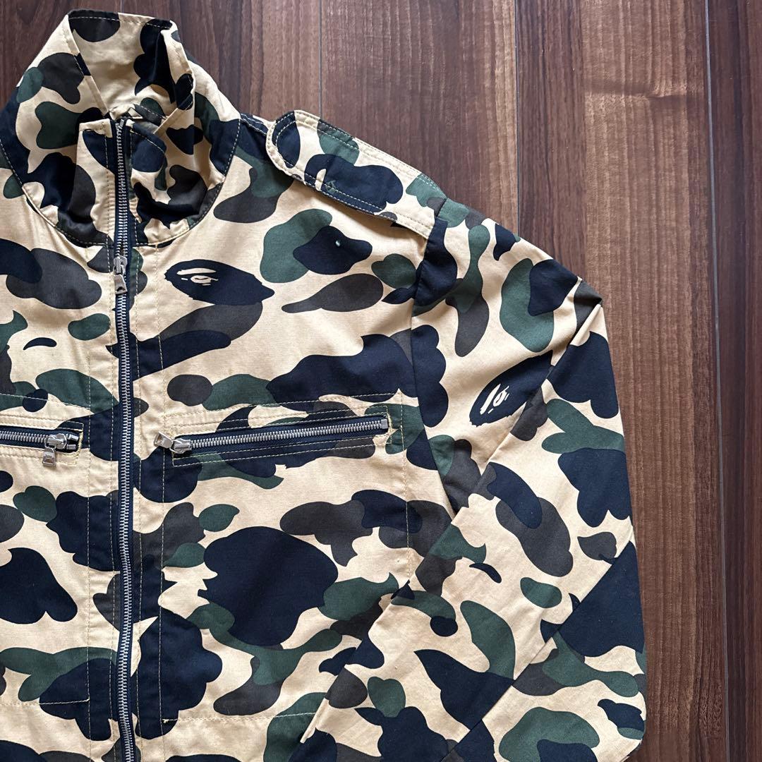 A BATHING APE カモフラージュ ミリタリージャケット