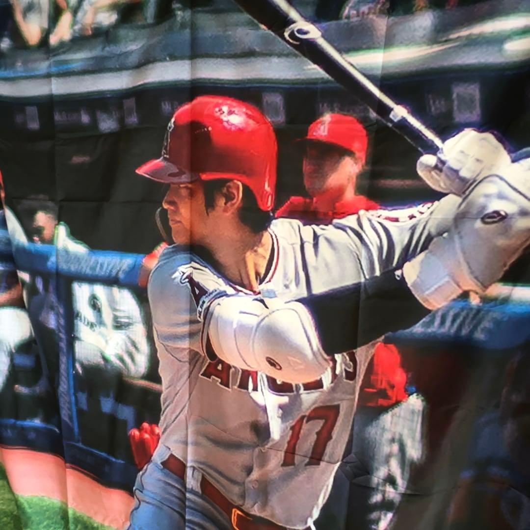 激レア 非売品 大谷翔平 超大型 タペストリー エンジェルス 貴重なワンシーン