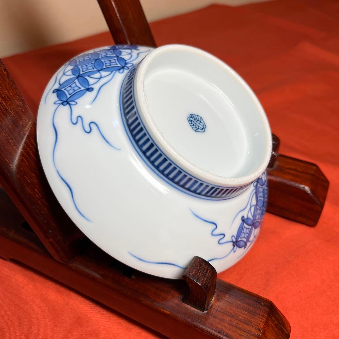 市川光春「色鍋島紅葉文櫛高台皿」