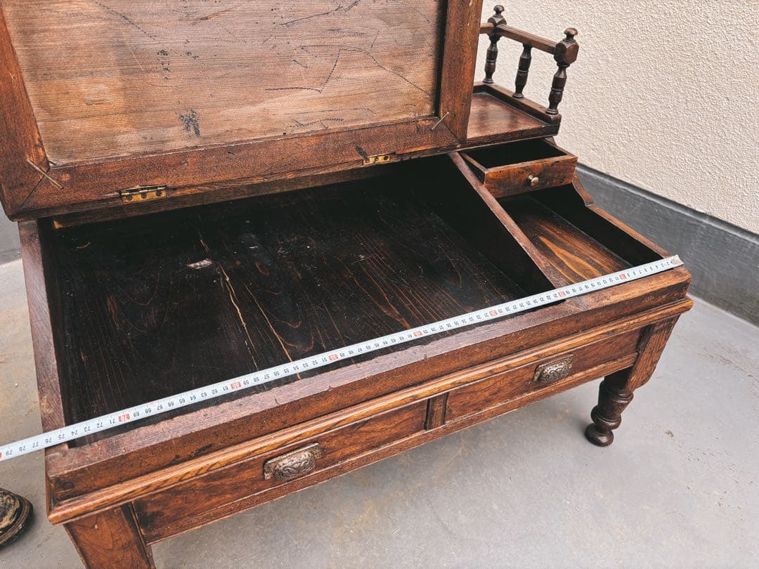 アンティーク ライティングデスク 古道具 大正ロマン