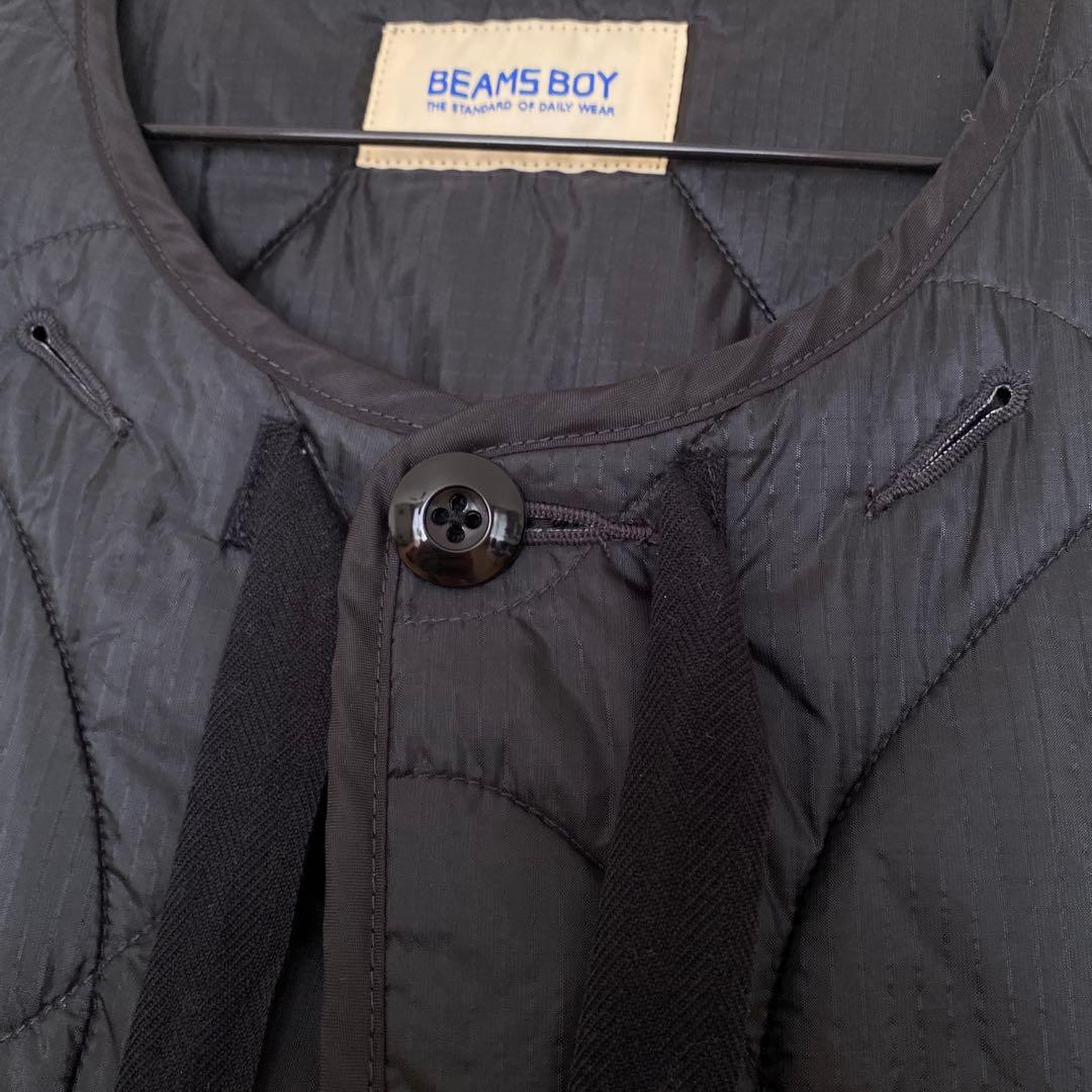 美品　BEAMS BOY リップサーモライナーベスト　ブラック