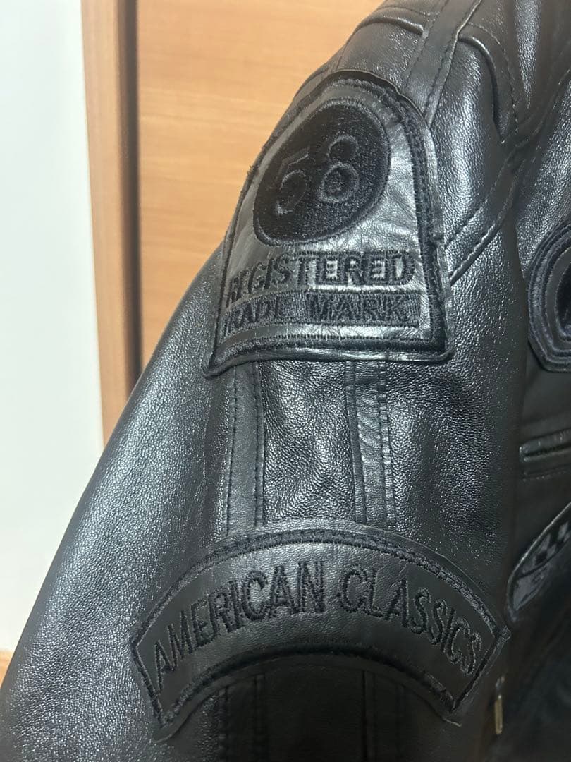 デグナー 13WJ-1C レザージャケット　Lサイズ　バイカー　ハーレー　バイク