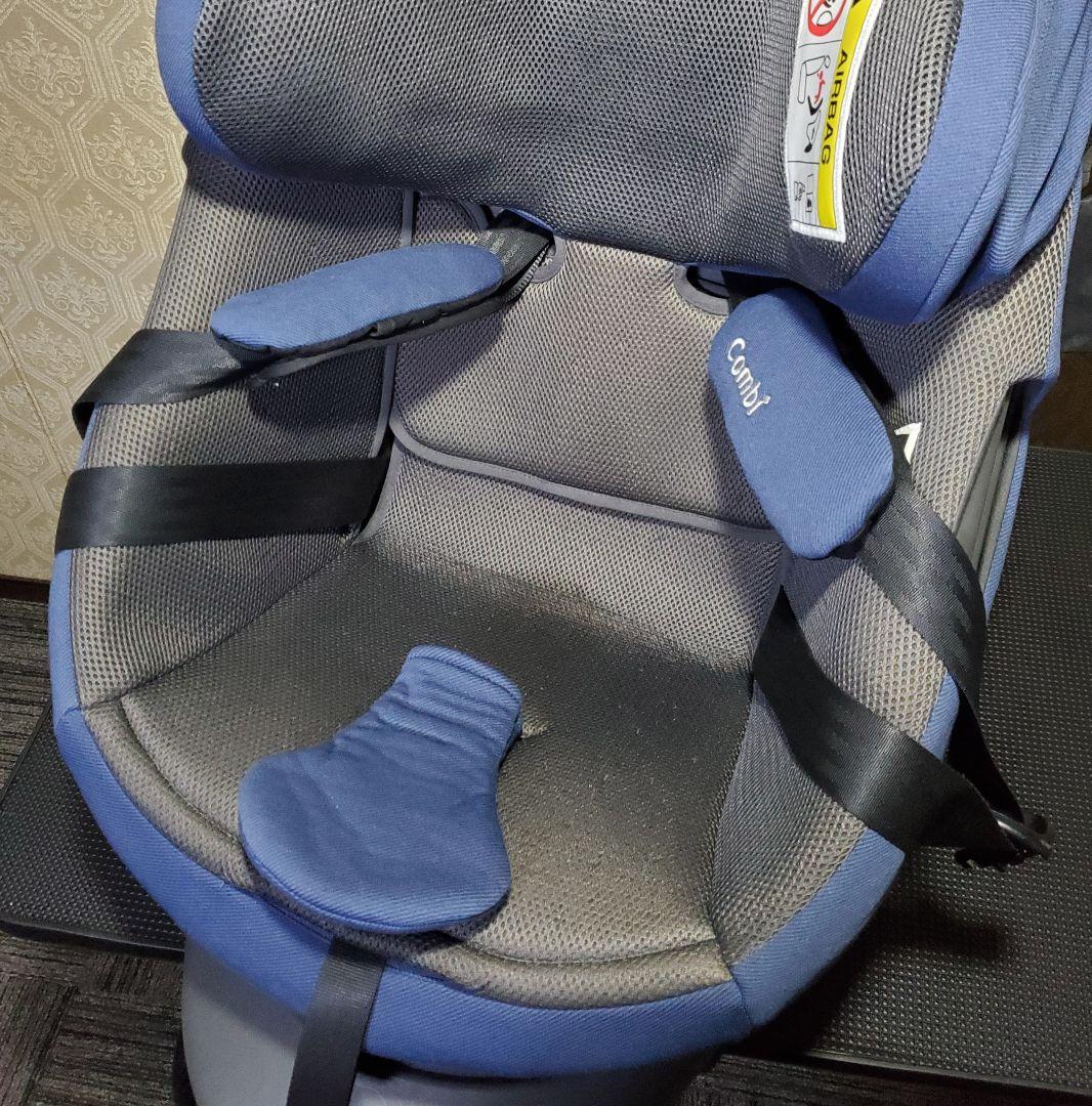 美品 チャイルドシートコンビ THE S ISOFIX ZB-690 ネイビー