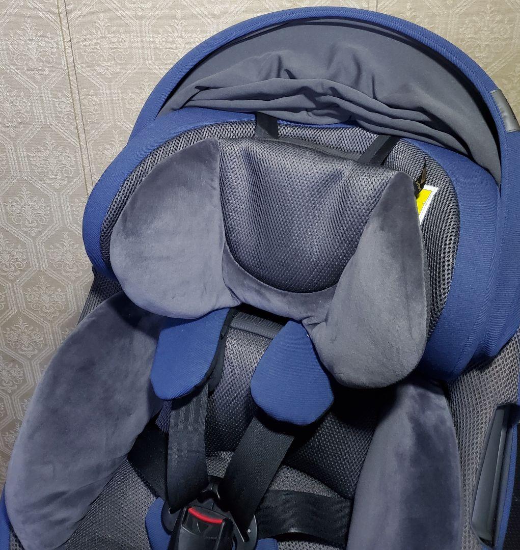 美品 チャイルドシートコンビ THE S ISOFIX ZB-690 ネイビー