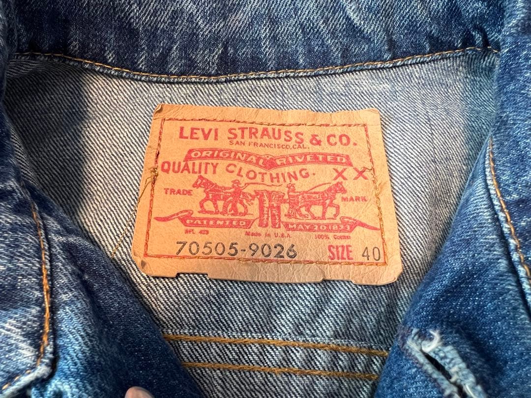 【超美品】Levi's(リーバイス) 3rdタイプ復刻 (70505-9026)