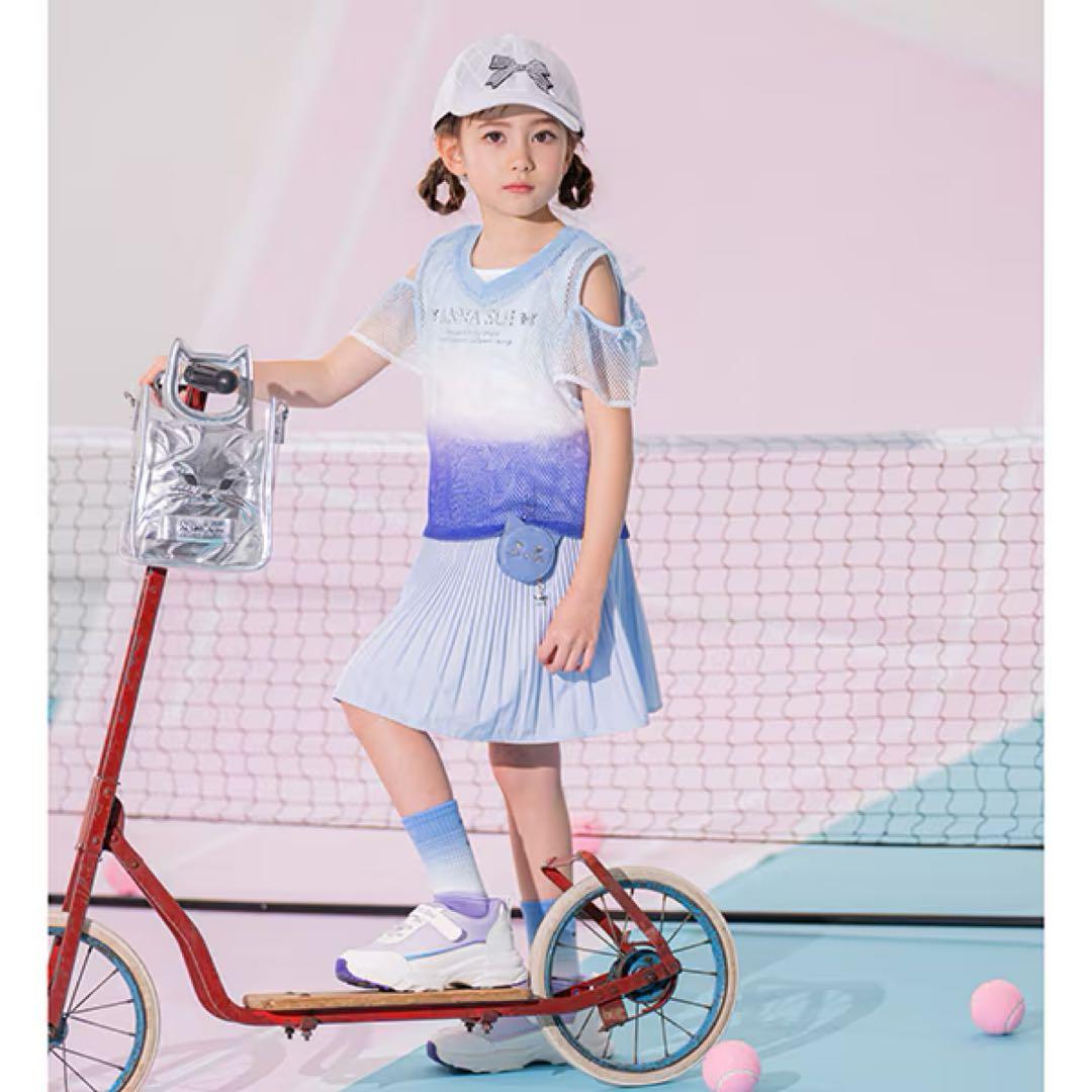 アナスイミニ新品未使用120cm メッシュグラデーションT＋タンクトップ