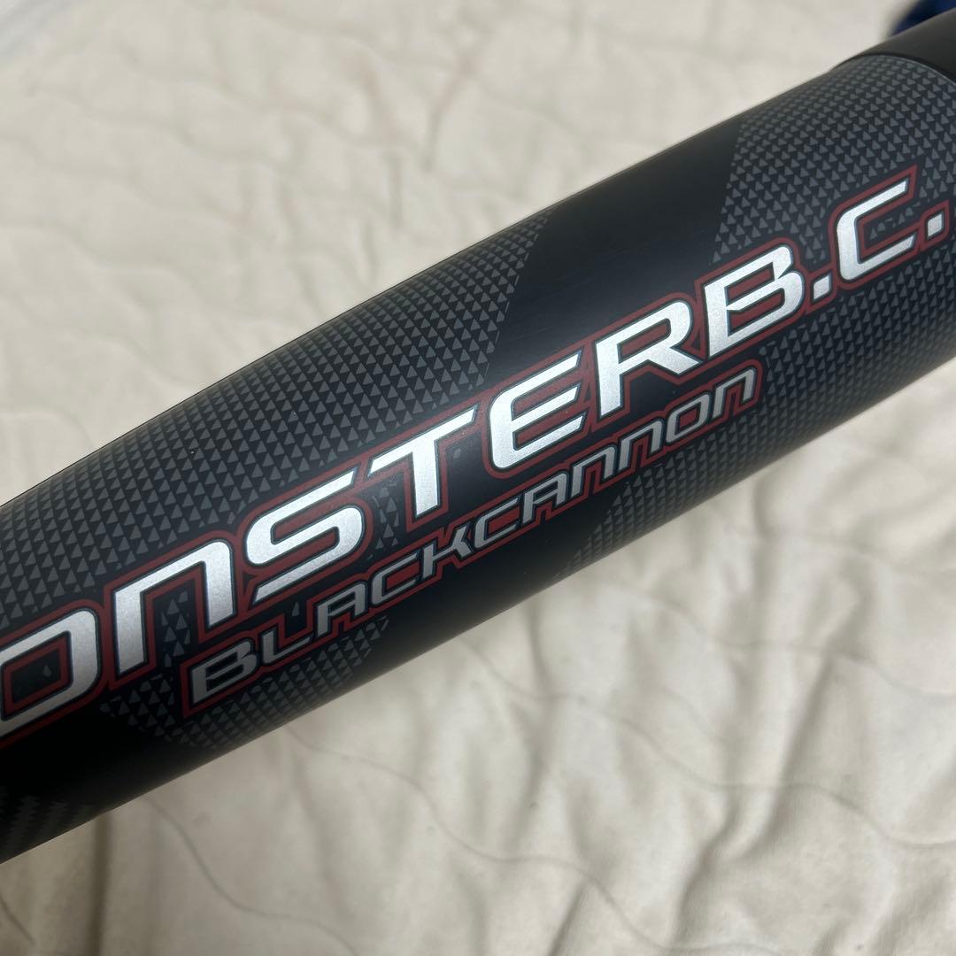 MONSTER B 軟式バット 黒/赤