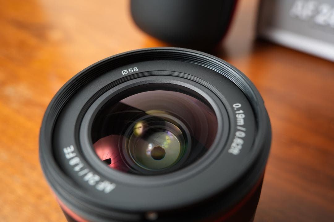 【美品】SAMYANG 24mm F1.8 FE ソニーE用 24年8月購入